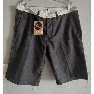 Short Men Lost Size 36,Polyester, Viscose, New,vintage 1990s.